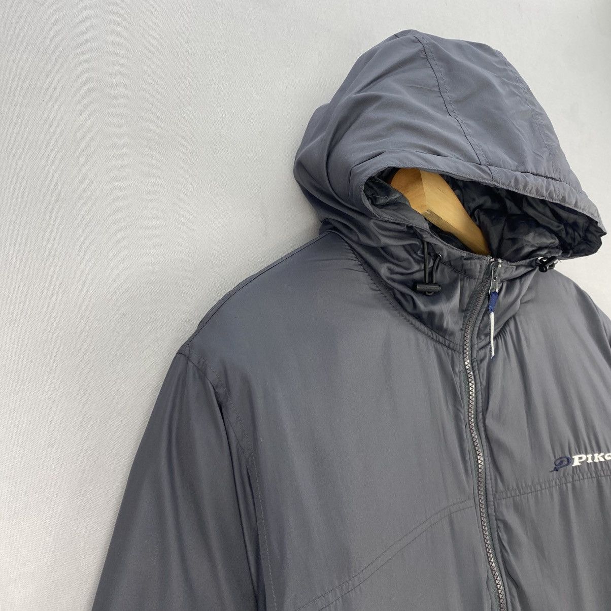 Japanese Brand Piko Puffer Jacket with Hood - Vintage Style Size US L / EU 52-54 / 3 - 2 Thumbnail