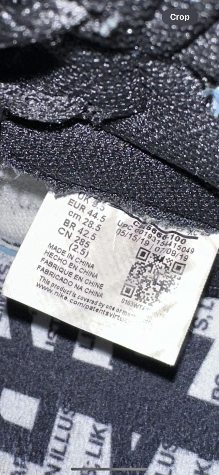 Jordan Brand × Nike AIR JORDAN 1 Retro High Top OG FEARLESS Size US 10.5 / EU 43-44 - 12 Thumbnail