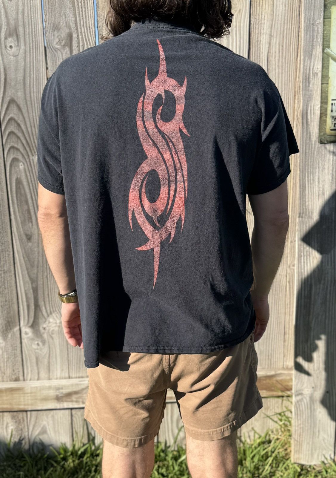 Vintage Slipknot Band Shirt Red Black Size XL Back Print Size US XL / EU 56 / 4 - 2 Thumbnail