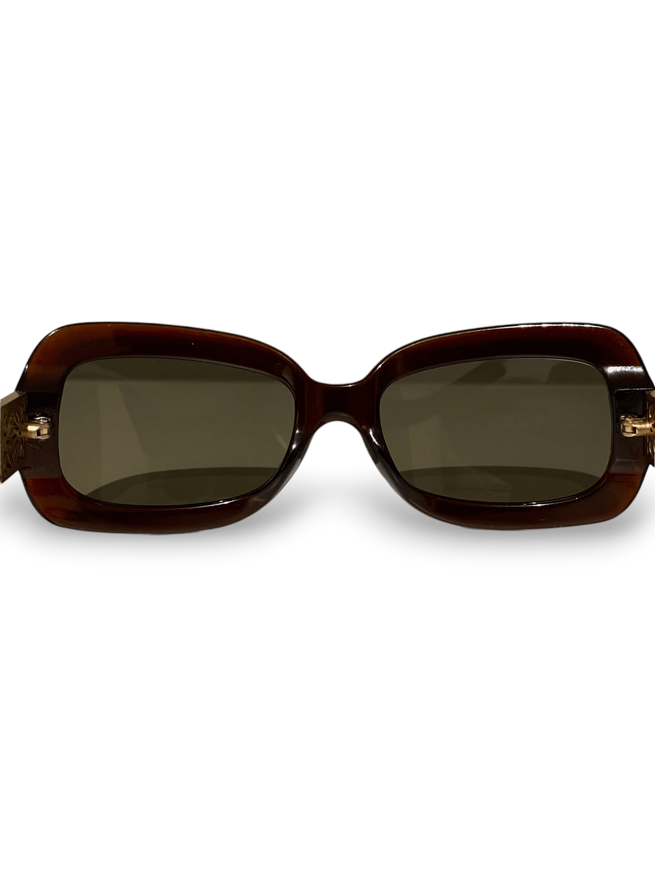Loewe LOEWE Logo Rectangular Oversized Sunglasses Vintage Y2K Size ONE SIZE - 8 Thumbnail
