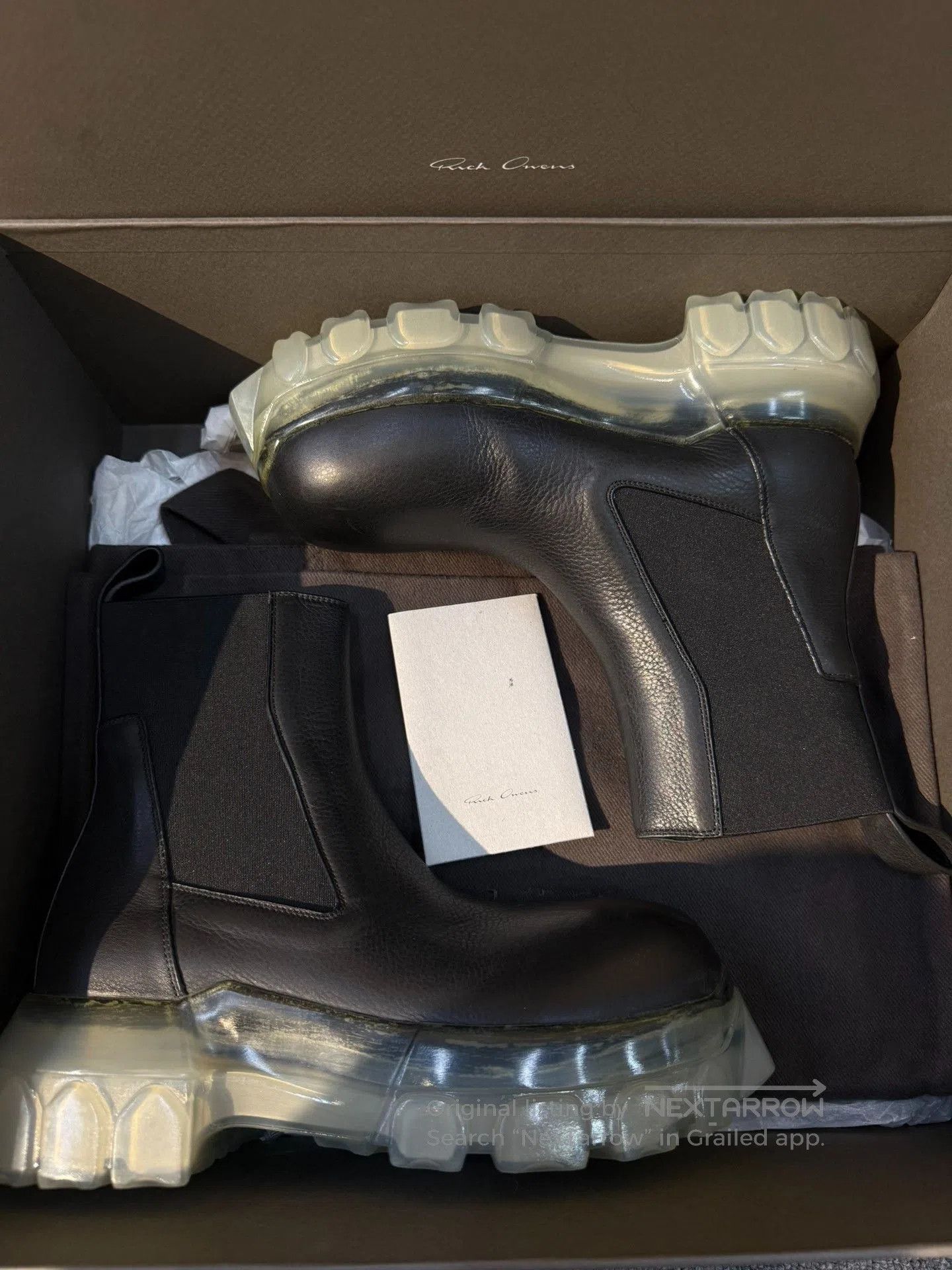 Rick Owens Rick Owens Octopus Sole Chelsea Boots. Size US 6 / IT 36 - 5 Thumbnail
