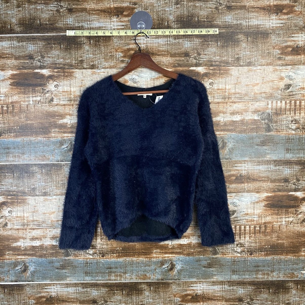 Global Work DL Global Work Fur shaggy mohair Black Knitwear #C1058 Size M / US 6-8 / IT 42-44 - 1 Thumbnail