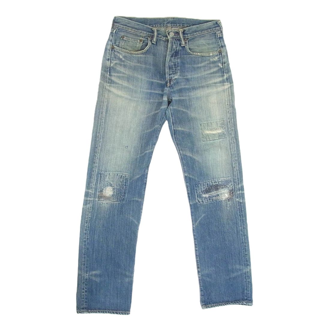 KAPITAL Patchwork Remake Denim Pants Indigo Size US 31