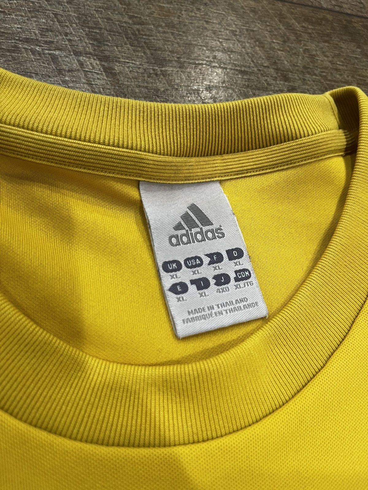 Adidas Vintage Y2k Adidas Embroidered Soccer Jersey #25 Yellow XL Size US XL / EU 56 / 4 - 6 Thumbnail