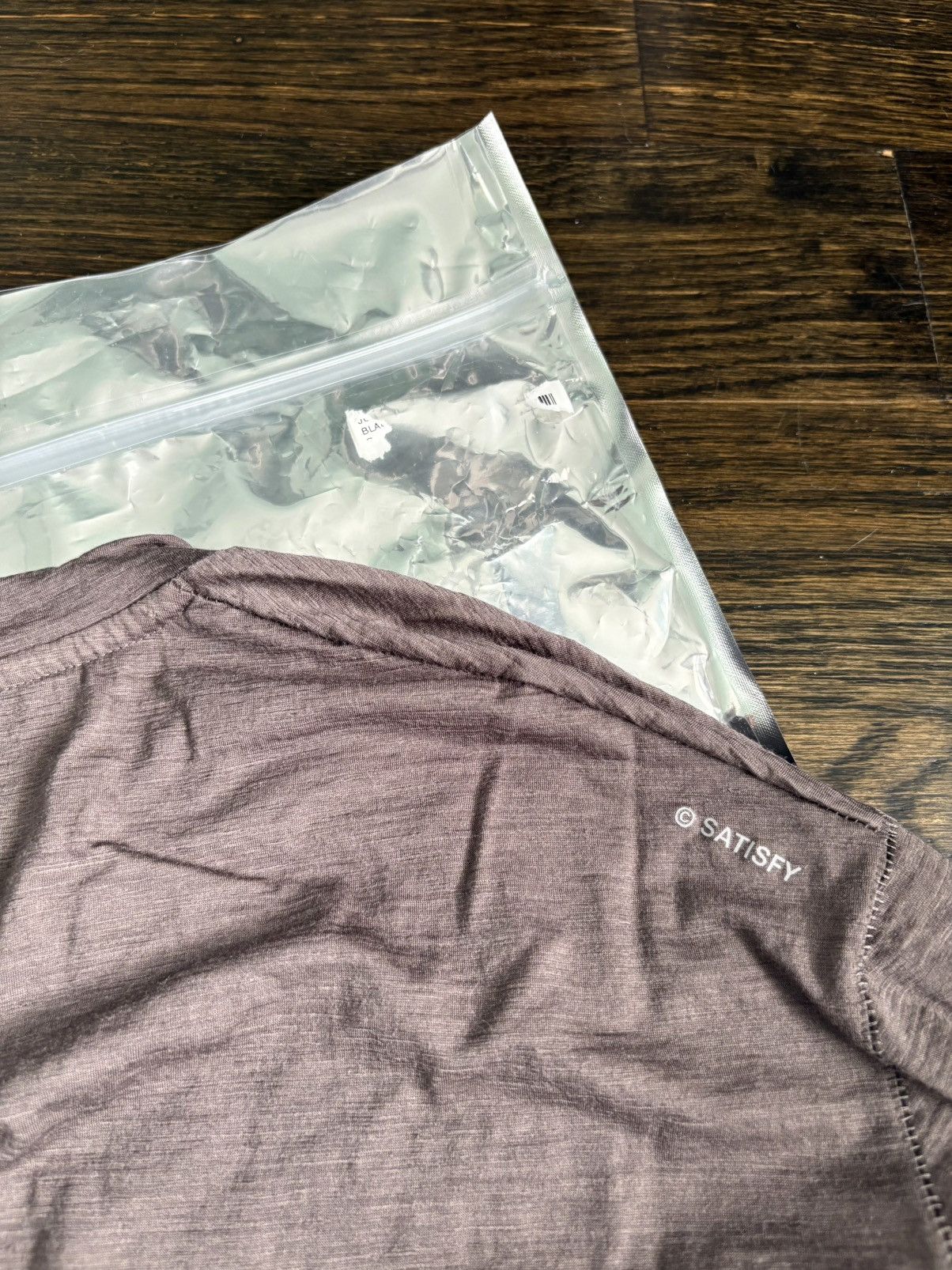 Satisfy Satisfy Cloud Merino Running Long Brown Wool Tee Shirt Size US M / EU 48-50 / 2 - 4 Thumbnail