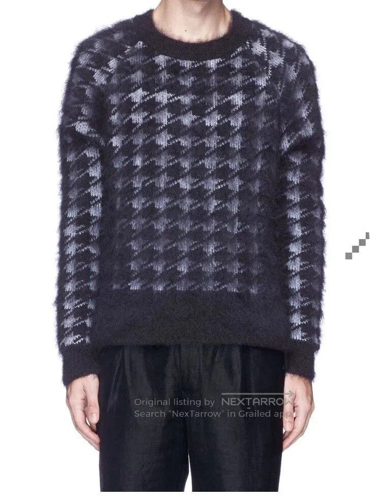Haider Ackermann Haider Ackermann Houndstooth Sweater. Size US M / EU 48-50 / 2 - 3 Thumbnail
