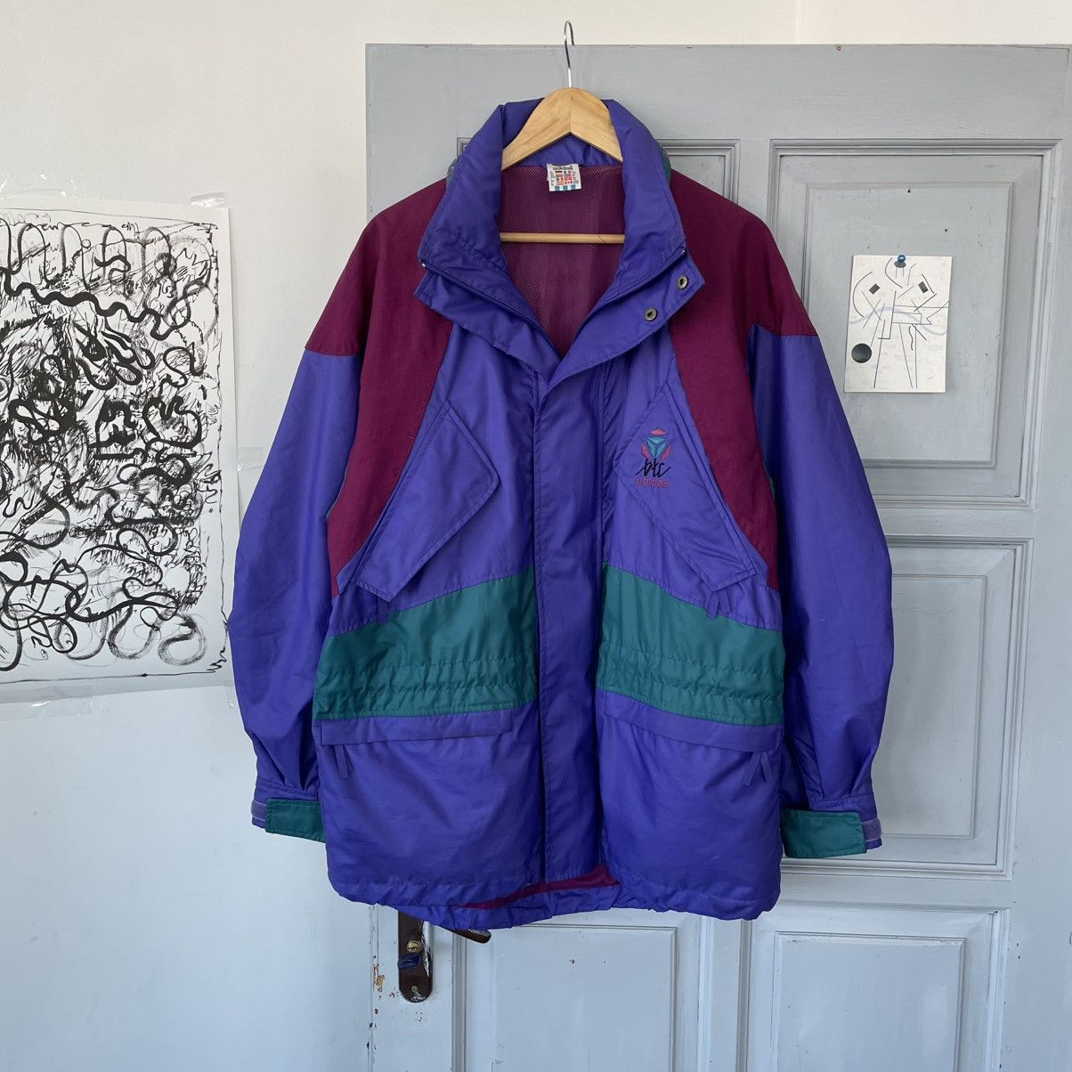 Adidas × Vintage Vintage Adidas BTC Retro Jacket Style Y2K Streetwear Size US M / EU 48-50 / 2 - 3 Thumbnail
