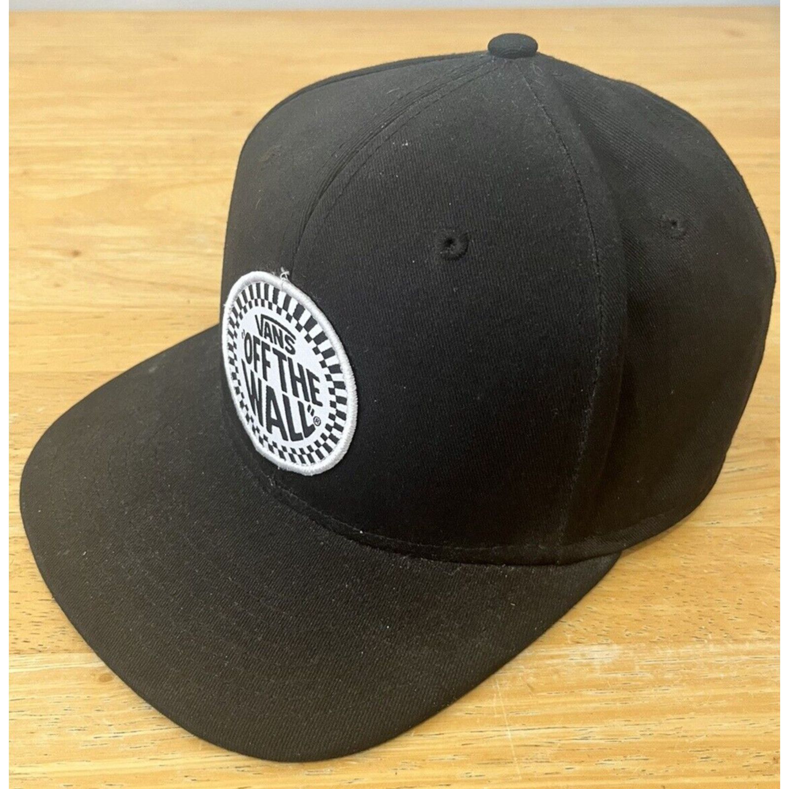 Vans MENS VANS BLACK SNAPBACK HAT ADJUSTABLE CAP OFF THE WALL Size ONE SIZE - 2 Thumbnail