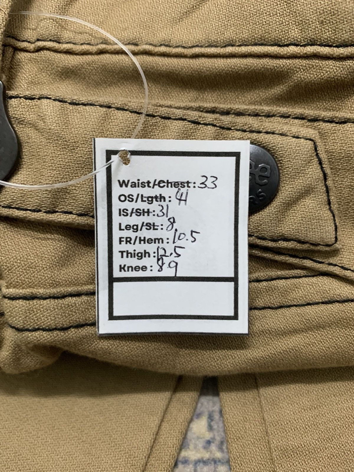 If Six Was Nine Japanese Lee Multipocket Cargo pant ifsixwasnine style Size US 33 - 14 Thumbnail