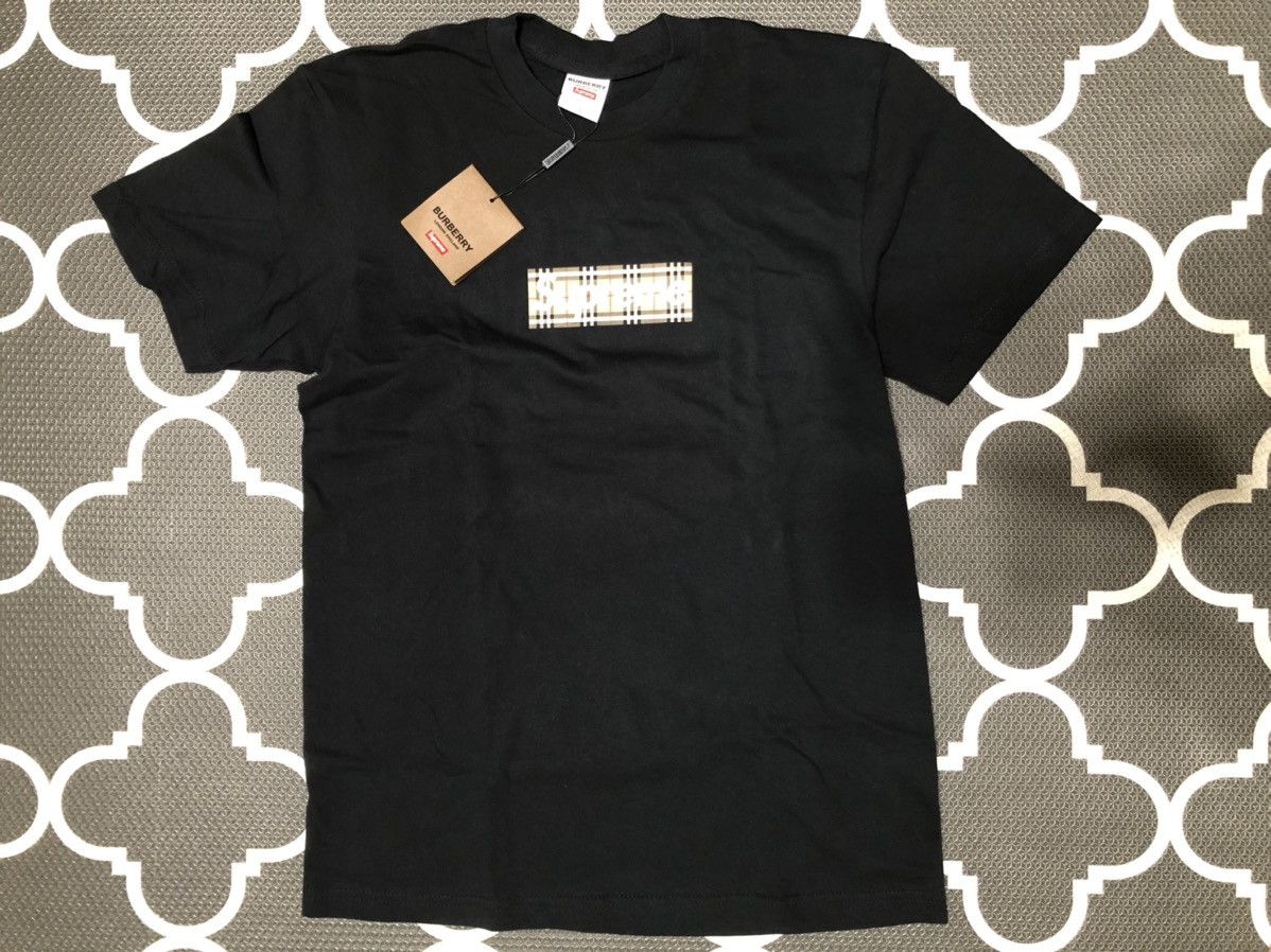 Supreme Supreme x Burberry Box Logo Tee | Grailed