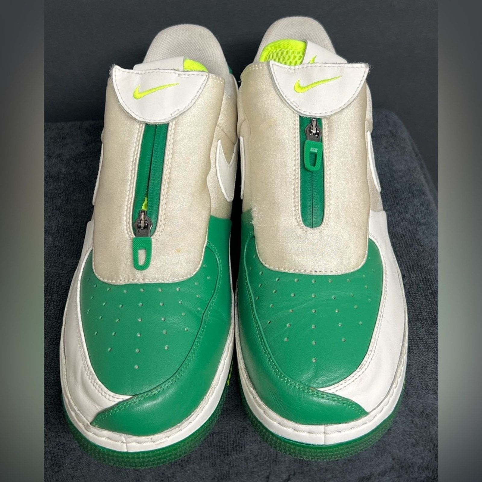 Nike Nike Air Force 1 Low The Glove Gary Payton White Green Volt Size US 12 / EU 45 - 6 Thumbnail