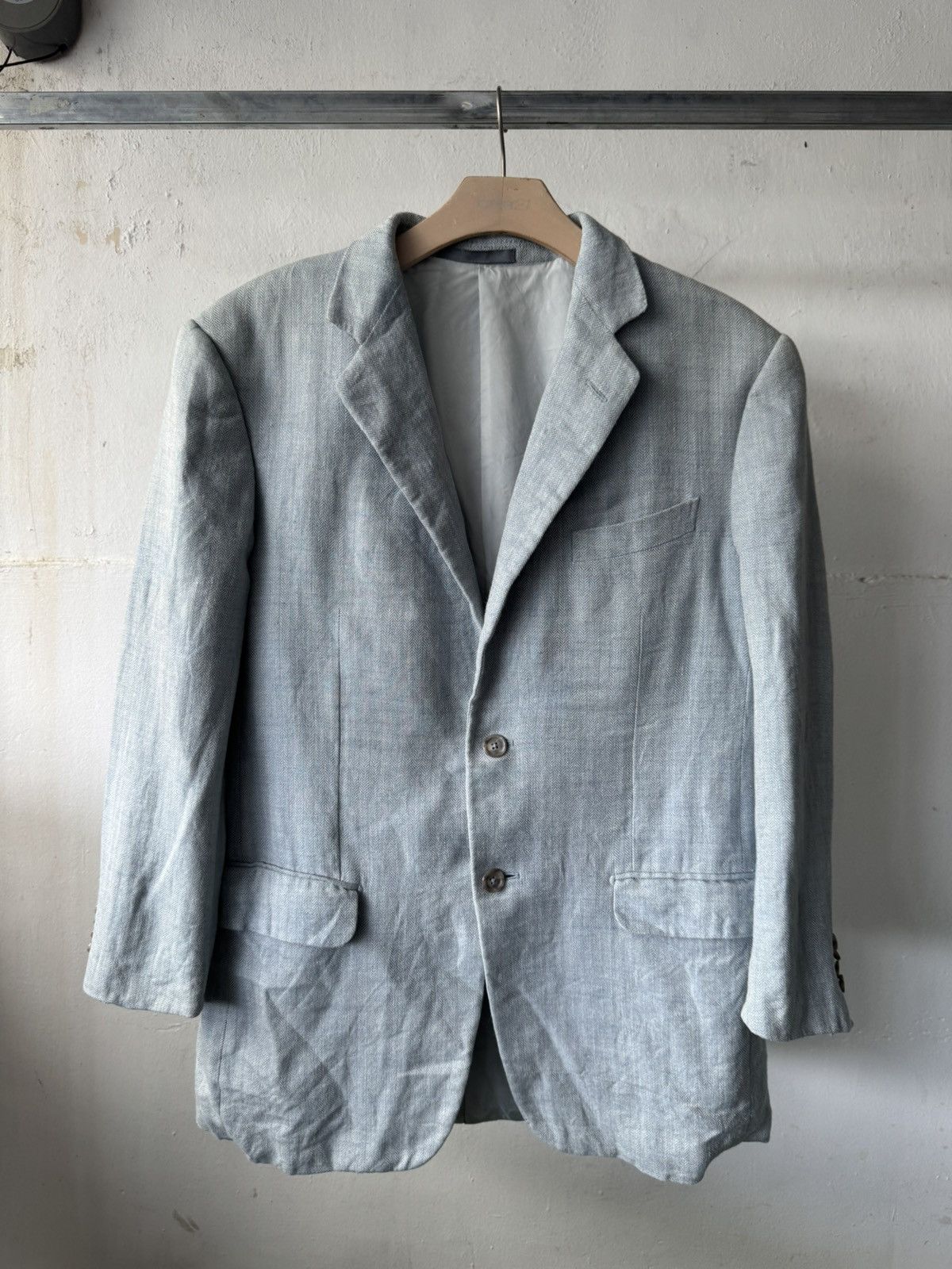 Loewe Loewe Linen Blazer Size US L / EU 52-54 / 3 - 2 Thumbnail