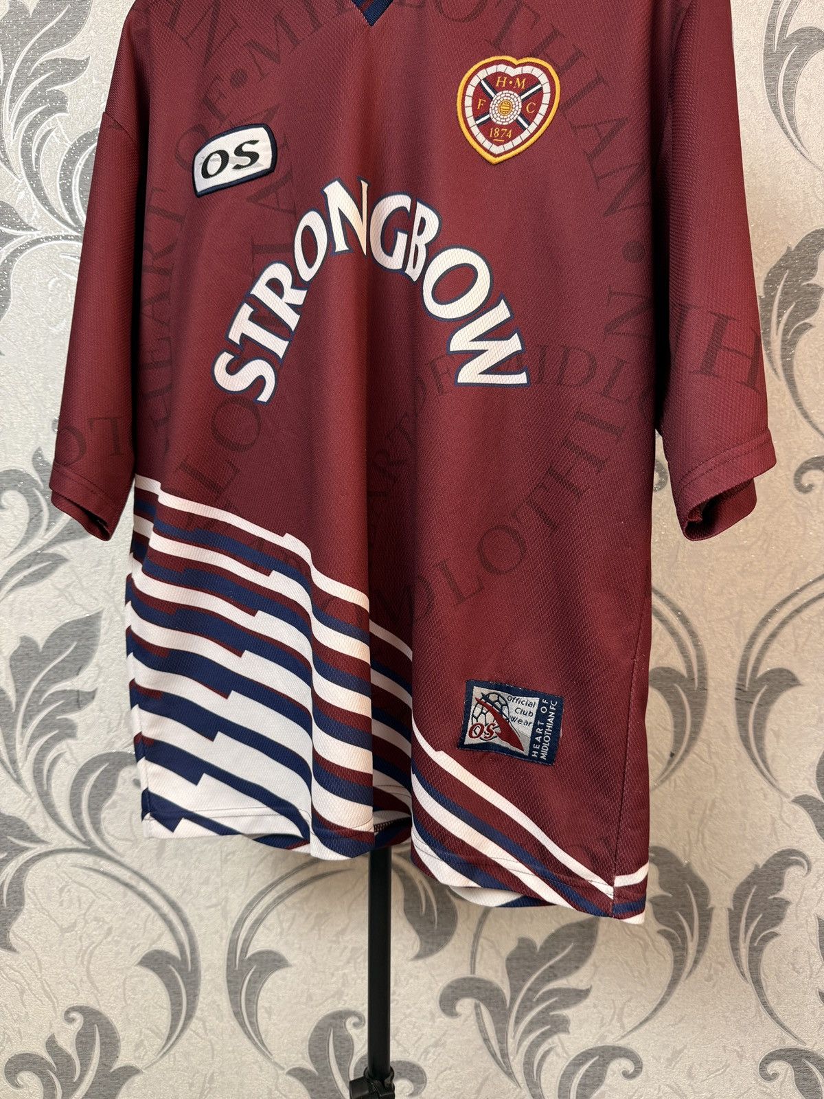Other 1998 HEART OF MIDLOTHIAN HOME SOCCER JERSEY FOOTBALL SHIRT Size US L / EU 52-54 / 3 - 15 Thumbnail