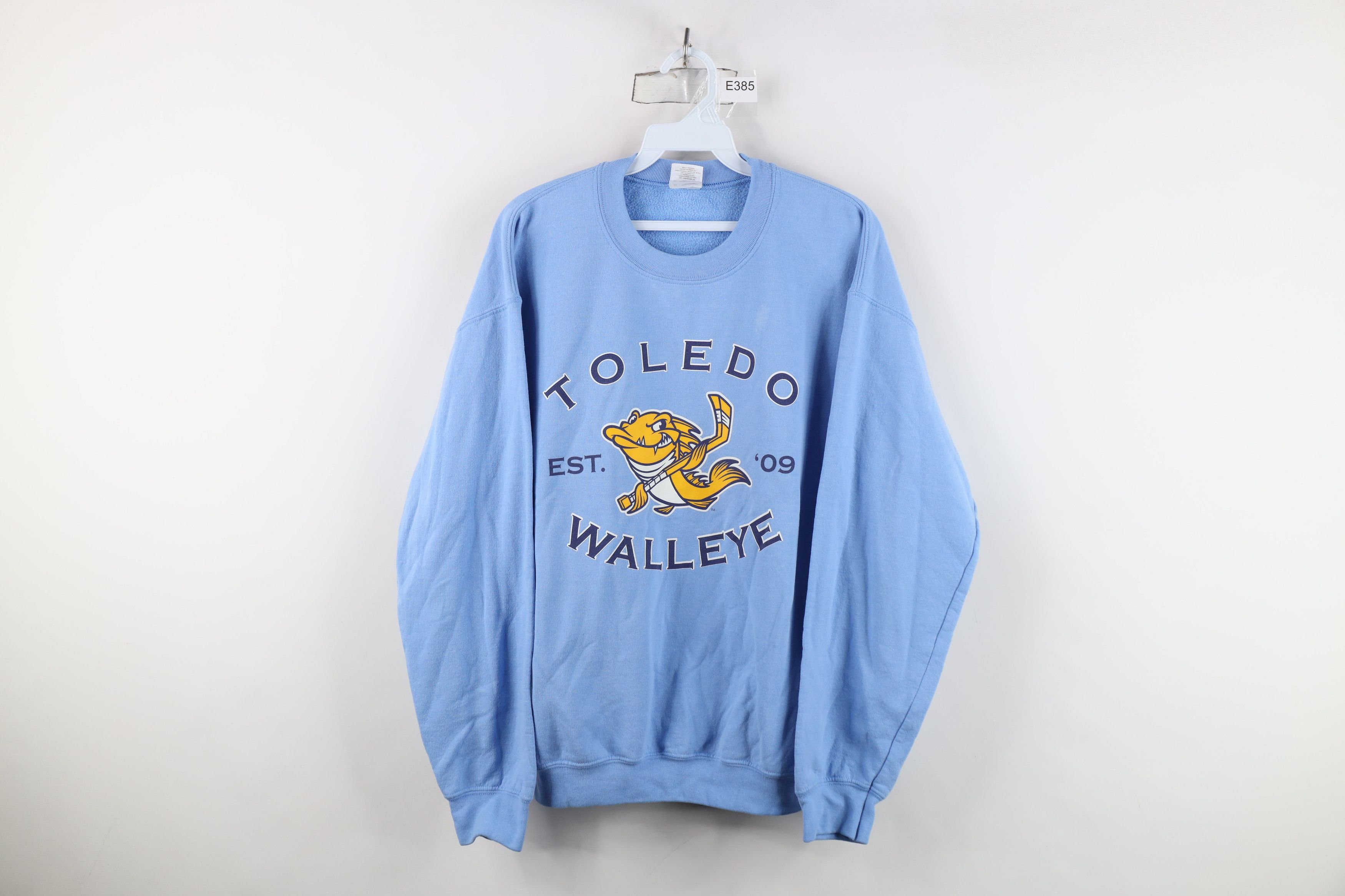 Vintage Vintage Spell Out Toledo Walleye Hockey Sweatshirt Blue Size US M / EU 48-50 / 2 - 1 Thumbnail