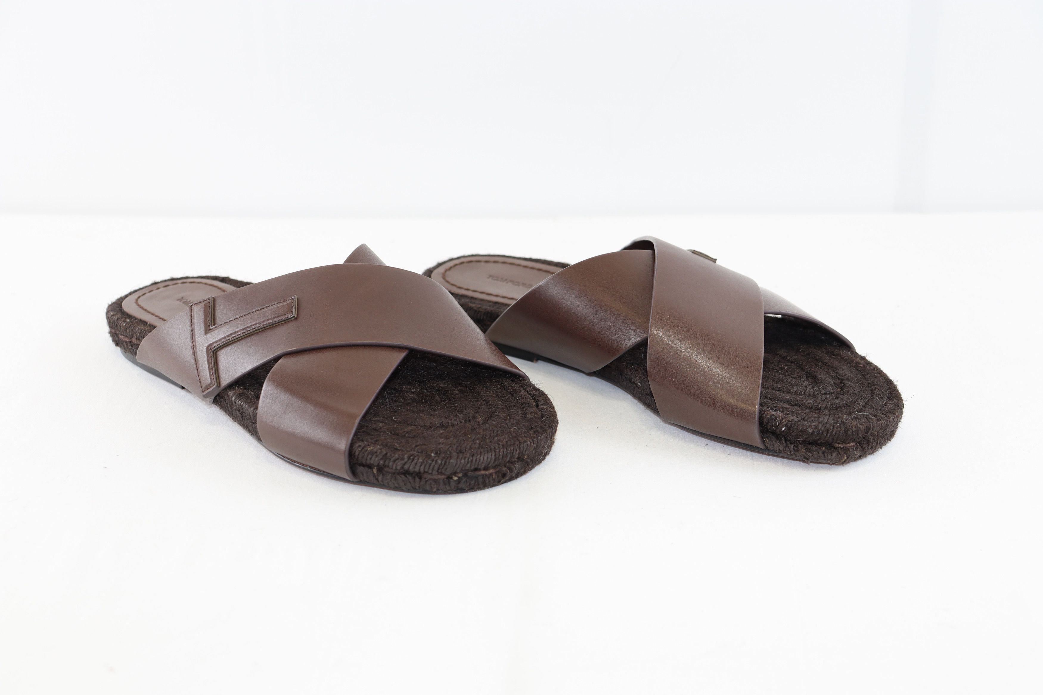 Tom Ford o1rshd1 Men's Shoes Informal Sandals in Brown Size US 8 / EU 41 - 6 Thumbnail