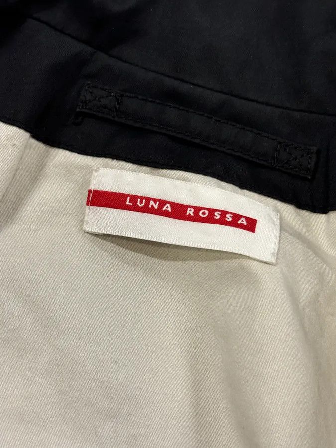 Prada 2000s Luna Rossa Navy Nylon Embroidered Logo Light Jacket Size M / US 6-8 / IT 42-44 - 9 Thumbnail