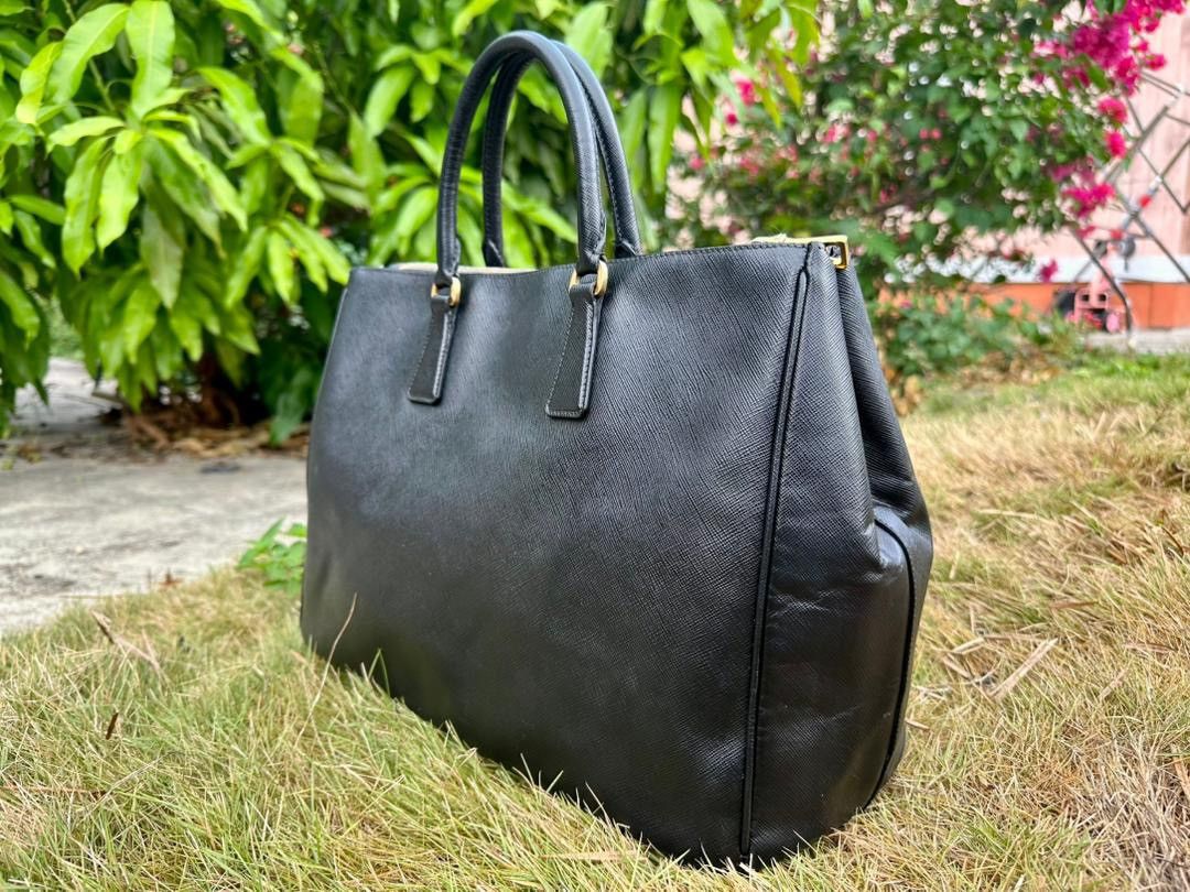 Prada Authentic Prada Saffiano Lux Galleria Nero Large Tote Bag Size ONE SIZE - 2 Thumbnail
