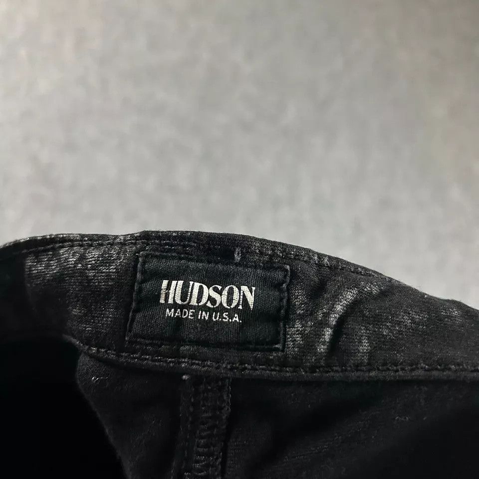 Hudson Hudson Jeans Womens 28 Black Mid Rise Nico Super Skinny Size 28" / US 6 / IT 42 - 7 Thumbnail