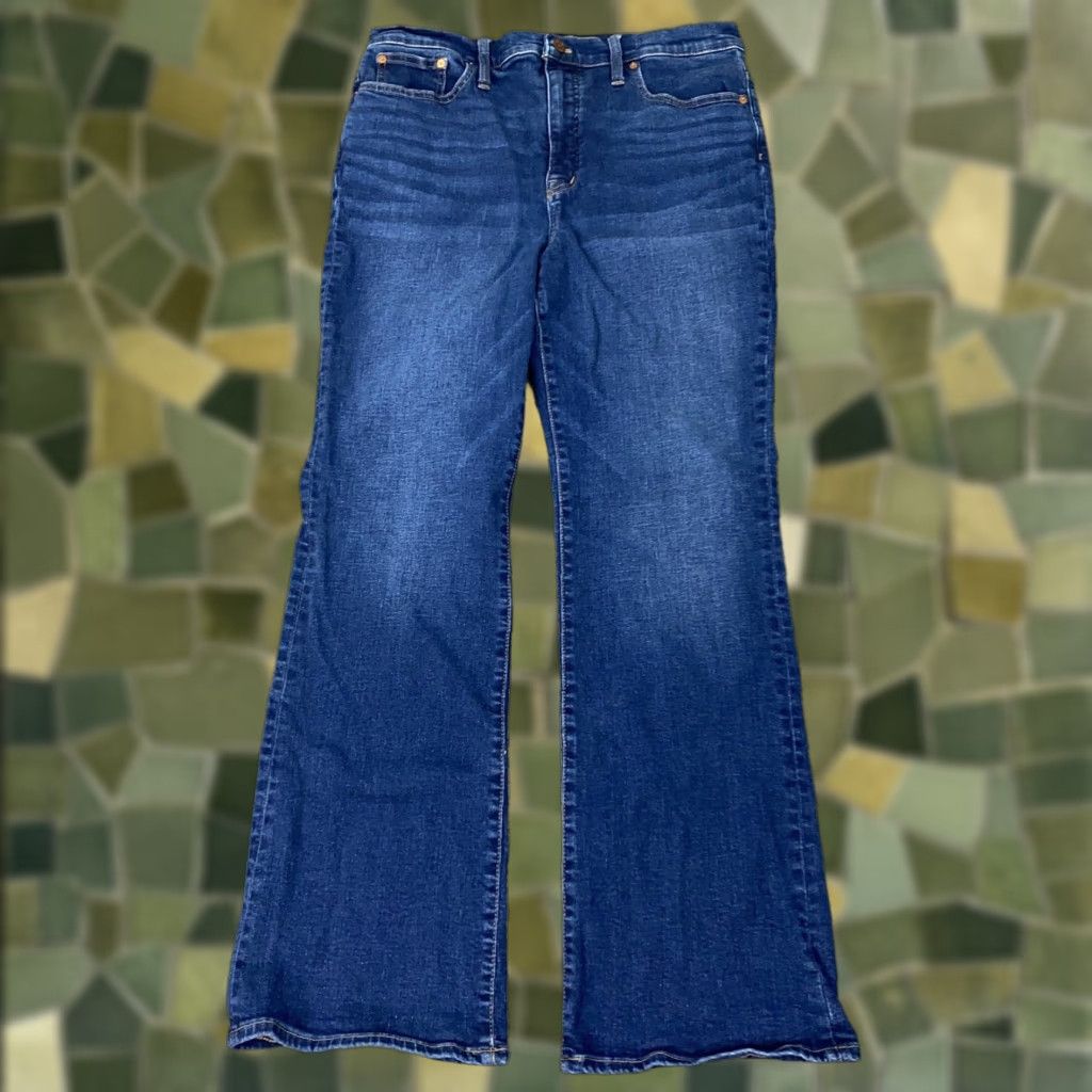 Madewell Madewell Jeans Womens 32 Blue High Rise Skinny Flare Denim Inseam 31 Stretch Size 24" / US 00 / IT 34 - 1 Thumbnail