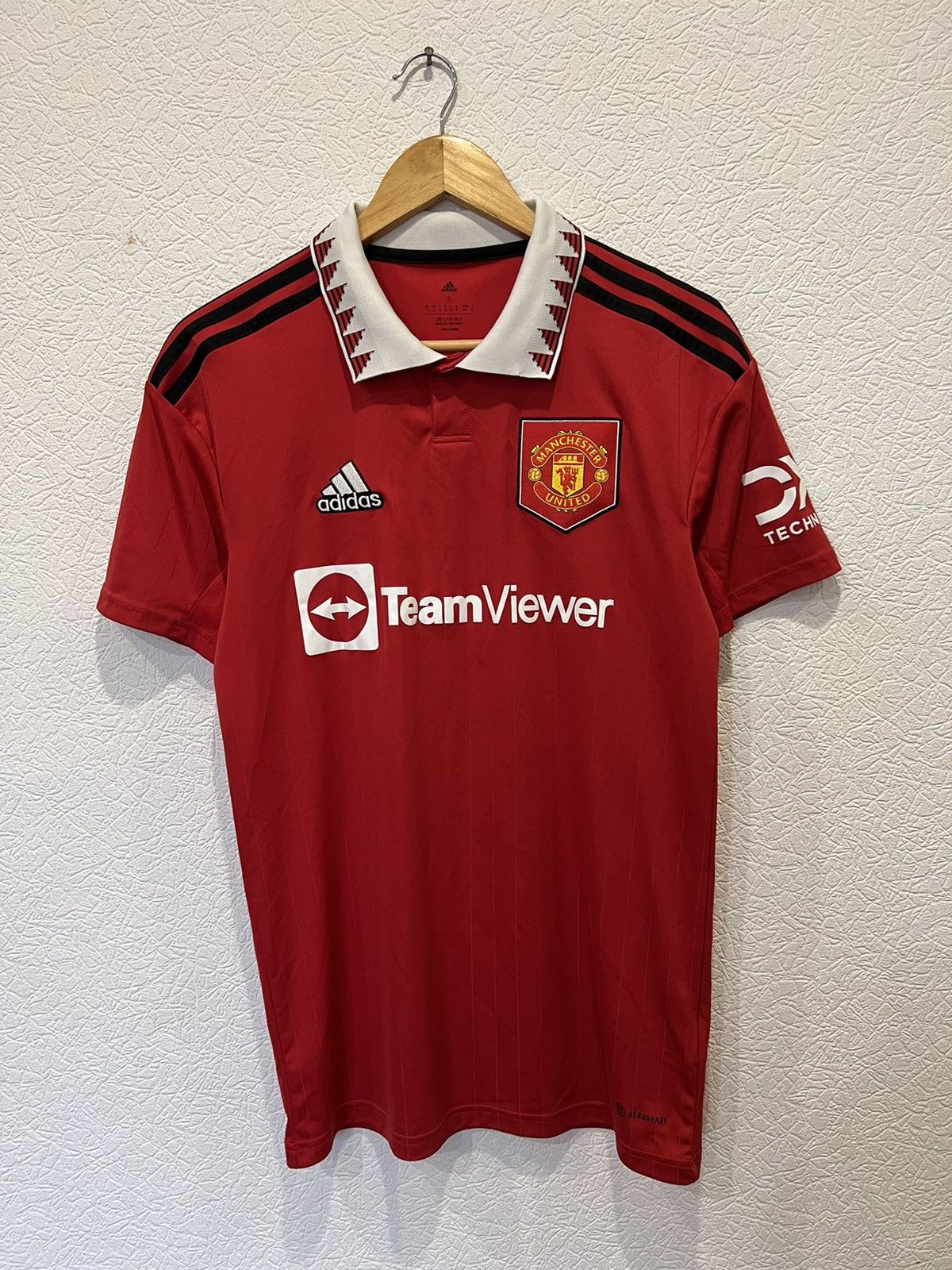 Adidas Manchester United Adidas 2022/2023 Home Kit Soccer Jersey Size US S / EU 44-46 / 1 - 1 Thumbnail