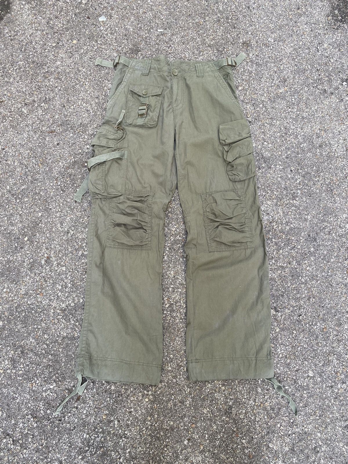 Beauty Beast NII Cargo Pants Multi Pocket Bondage Army Green Size US 32 / EU 48 - 1 Thumbnail