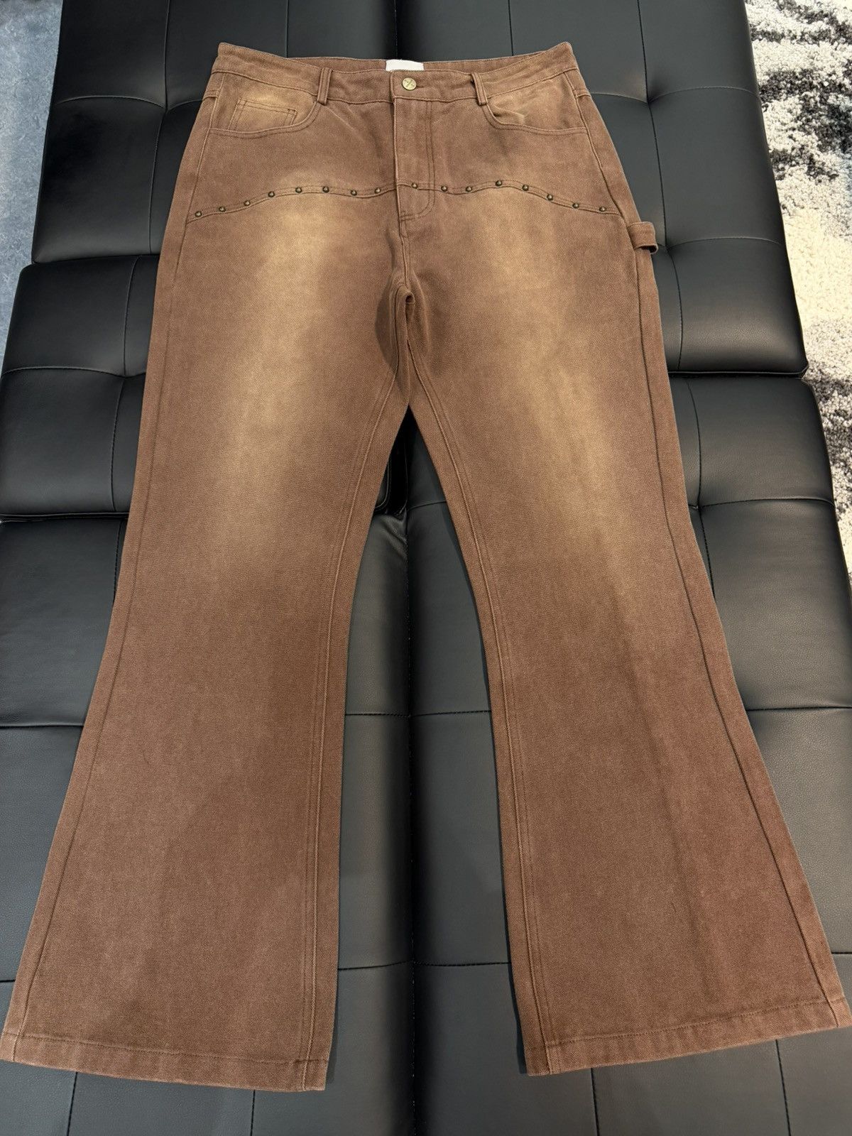 Misunderstood Size 36 - Misunderstood Bronco Brown Denim Jeans Size US 36 / EU 52 - 1 Thumbnail