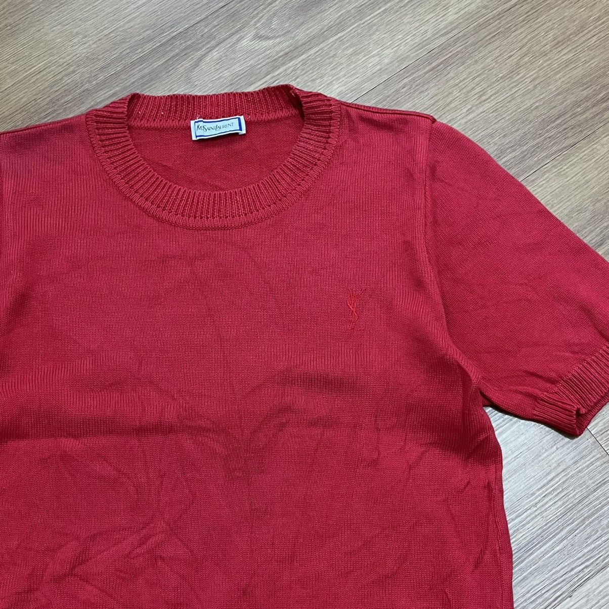 Yves Saint Laurent YvesSaintLaurent short sleeve knit shirt Size US M / EU 48-50 / 2 - 2 Thumbnail