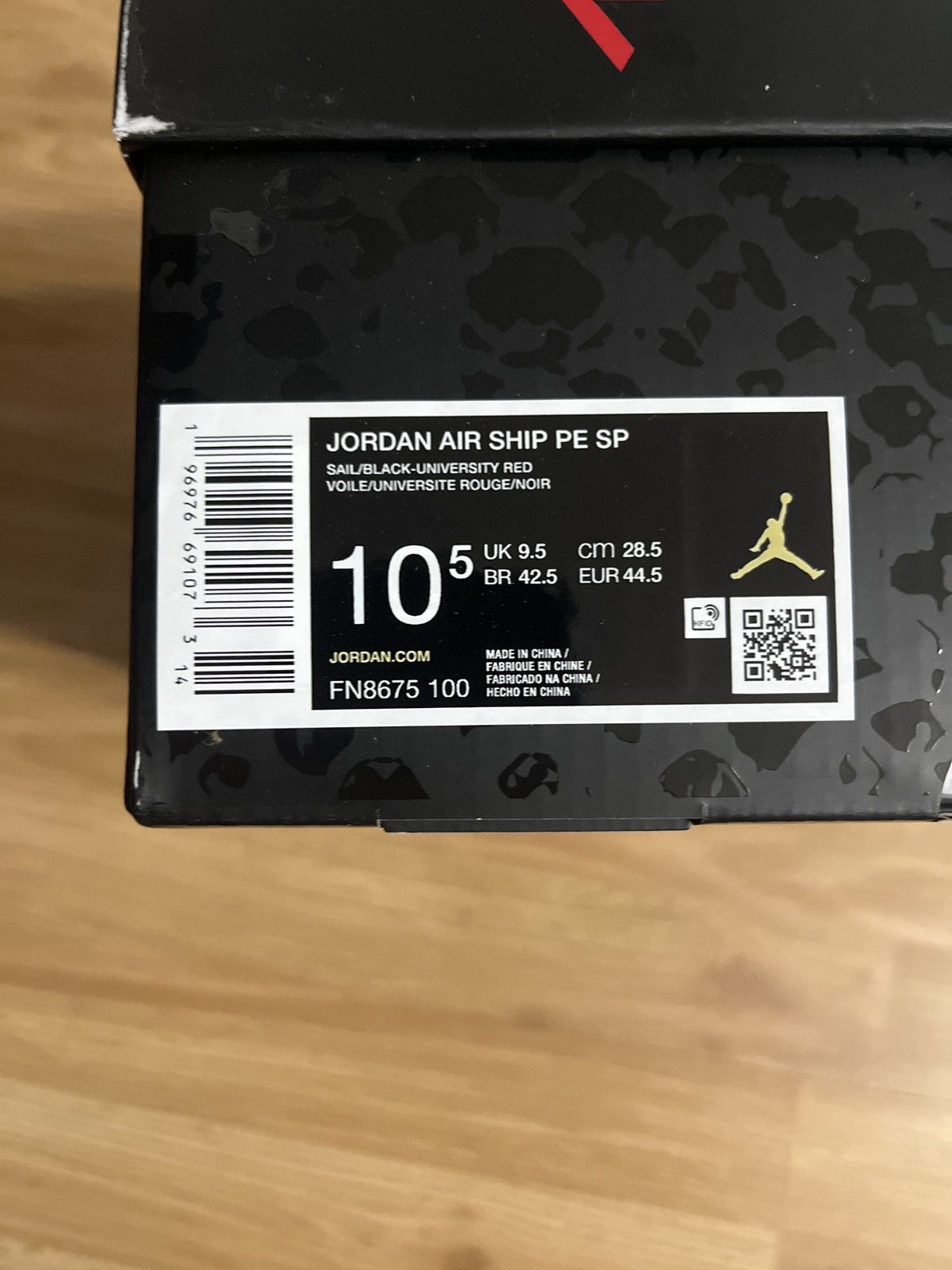 Awake NY × Jordan Brand Awake/Jordan Air Ship PE SP Size US 10.5 / EU 43-44 - 7 Thumbnail