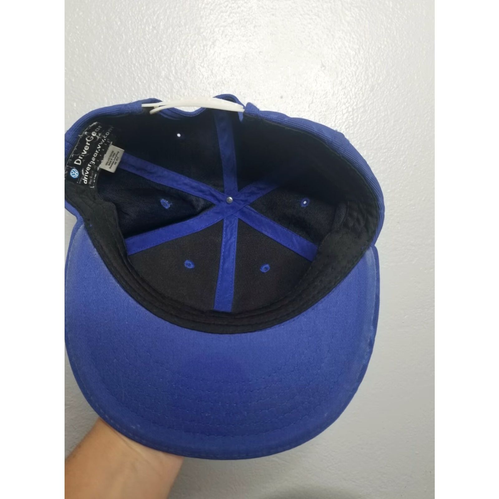 Vintage Volkswagen VW Logo Emblem Blue Dad Hat Adjustable Snapback Baseball Cap Size ONE SIZE - 5 Thumbnail