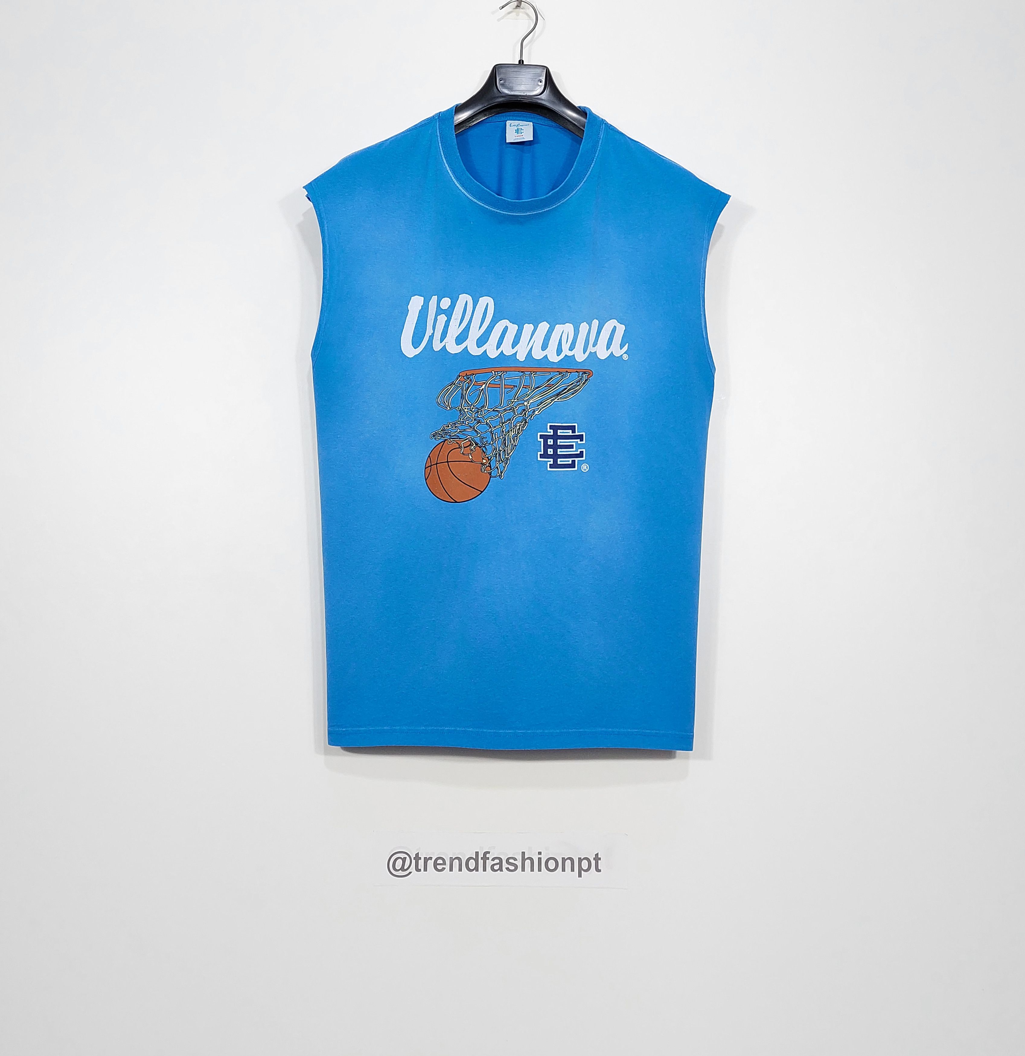 Eric Emanuel EE Villanova cut off tshirt - washed blue L Size US L / EU 52-54 / 3 - 1 Thumbnail