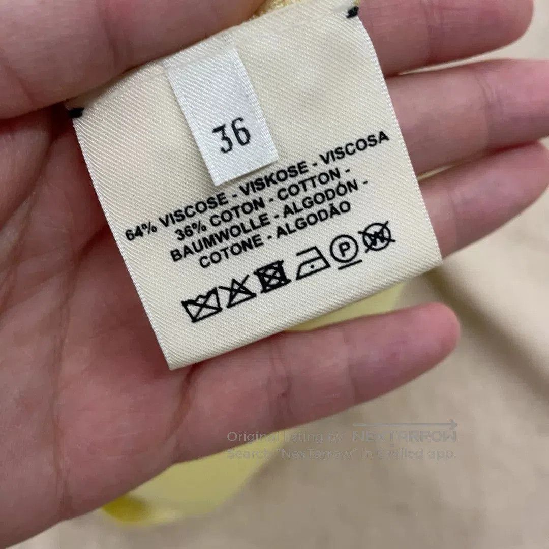 Hermes Hermès Yellow Knit Sweater. Size XS / US 0-2 / IT 36-38 - 8 Thumbnail