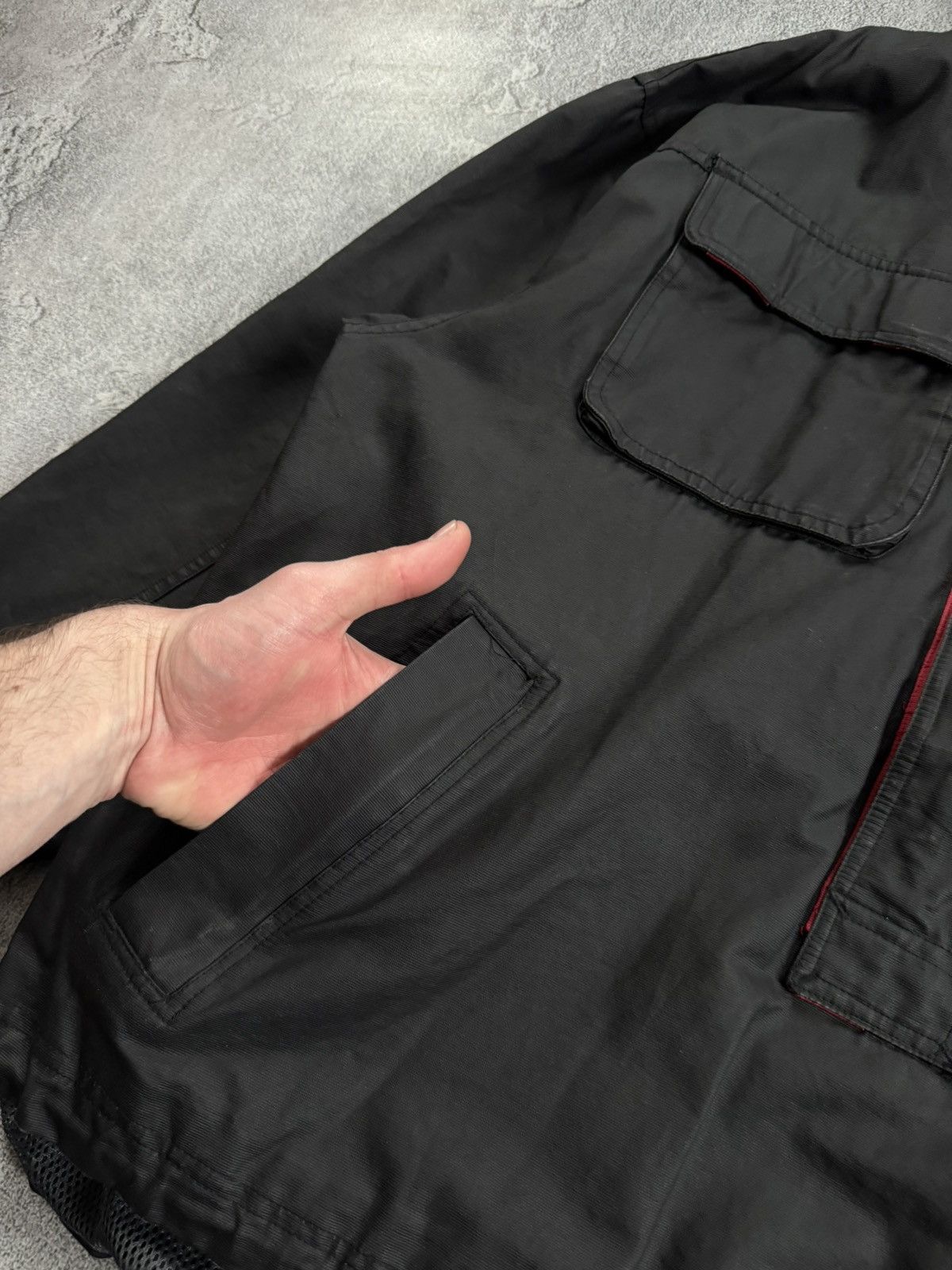 Ferrari Ferrari L/size waxed cotton vintage anorak jacket retro 90s Size US L / EU 52-54 / 3 - 14 Thumbnail