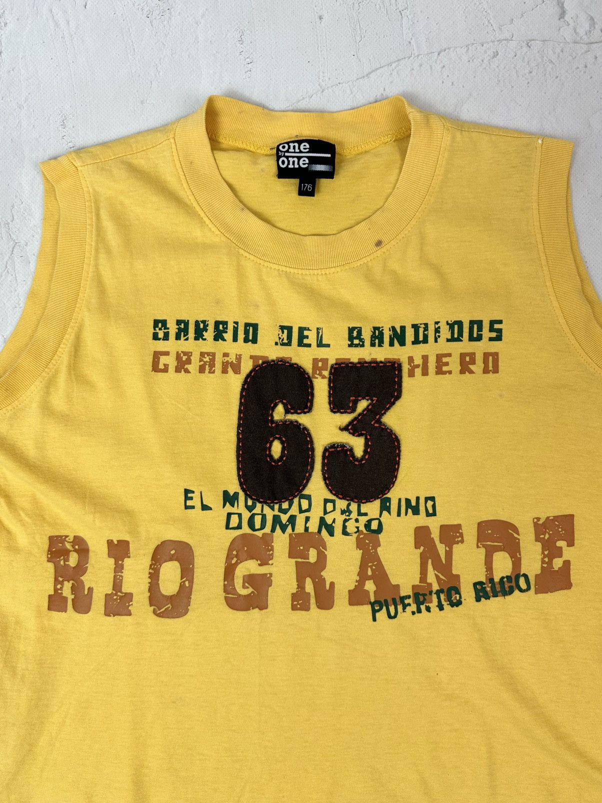 If Six Was Nine Vintage Printed Yellow Top Size S / US 4 / IT 40 - 2 Thumbnail