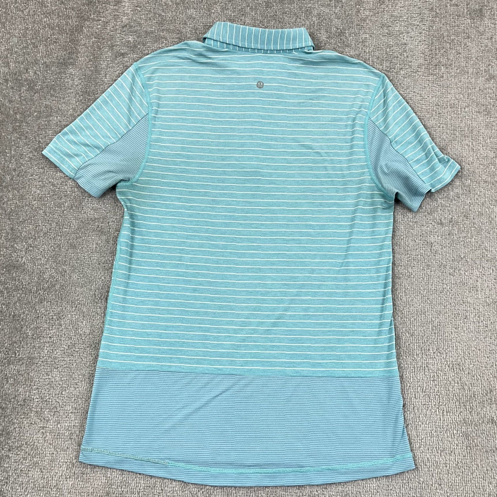 Lululemon Lululemon Polo Shirt Mens M Blue Striped Performance Golf Preppy Casual S/S Shirt Mens Regular Medium Blue Pattern Striped” Size US M / EU 48-50 / 2 - 2 Thumbnail