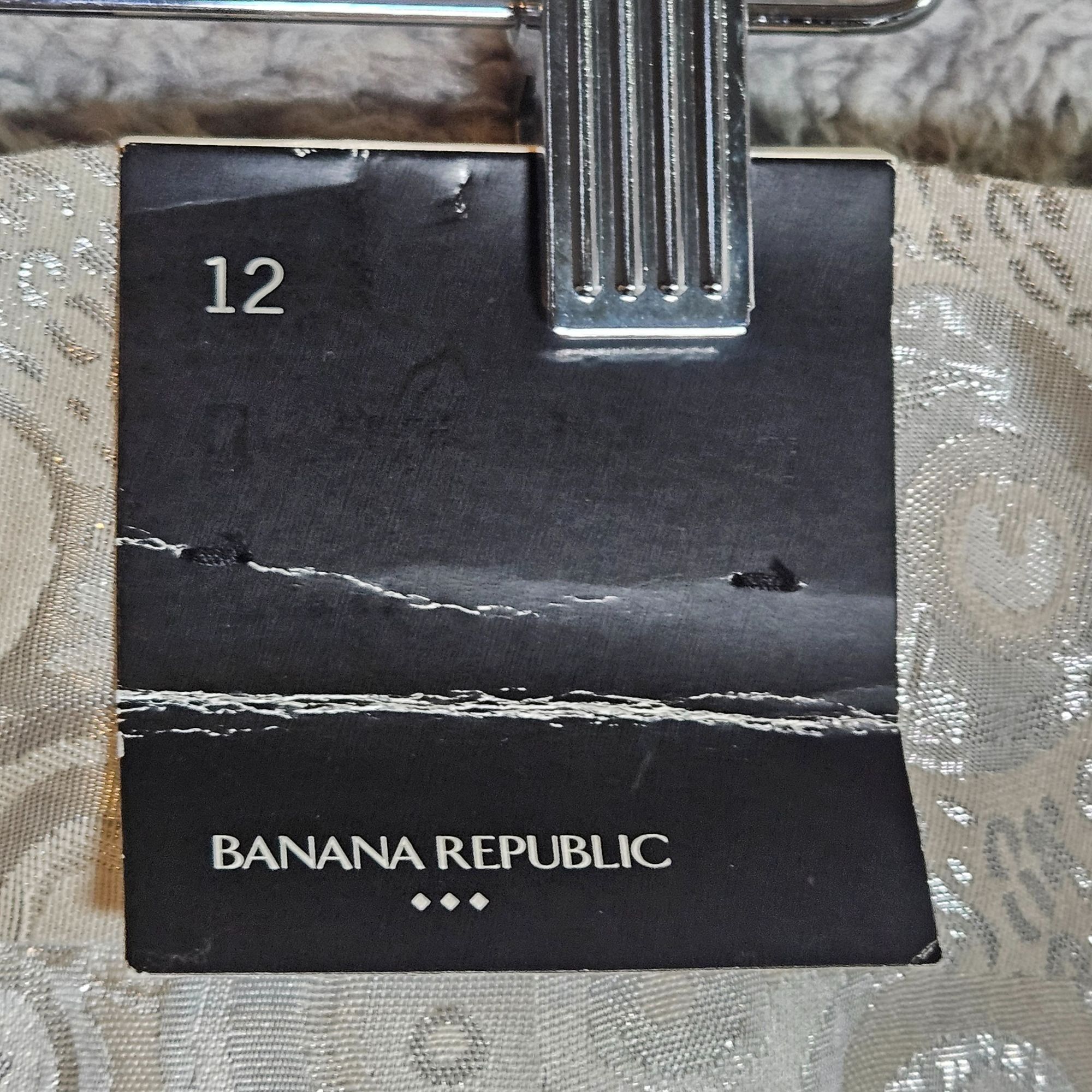 Banana Republic VTG Banana Republic Metallic 12 Mini Skirt Brocade Art core Size 34" / US 12 / IT 48 - 6 Thumbnail