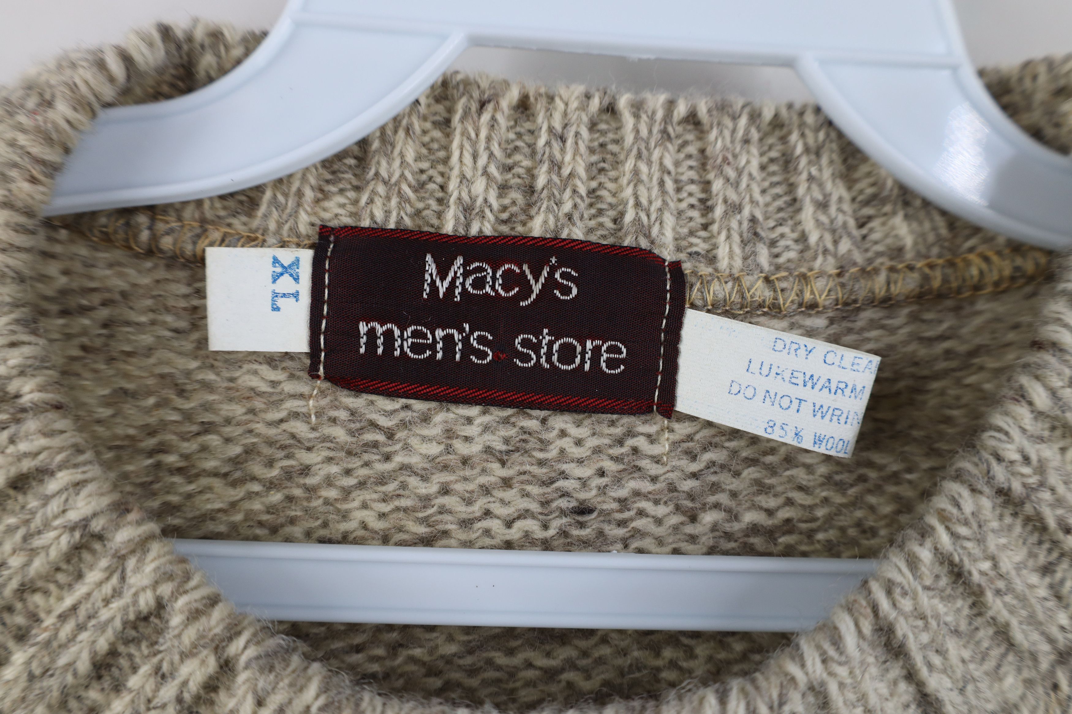 Vintage Deadstock Vintage 60s 70s Macys Knit Crewneck Sweater USA Size US XL / EU 56 / 4 - 6 Thumbnail