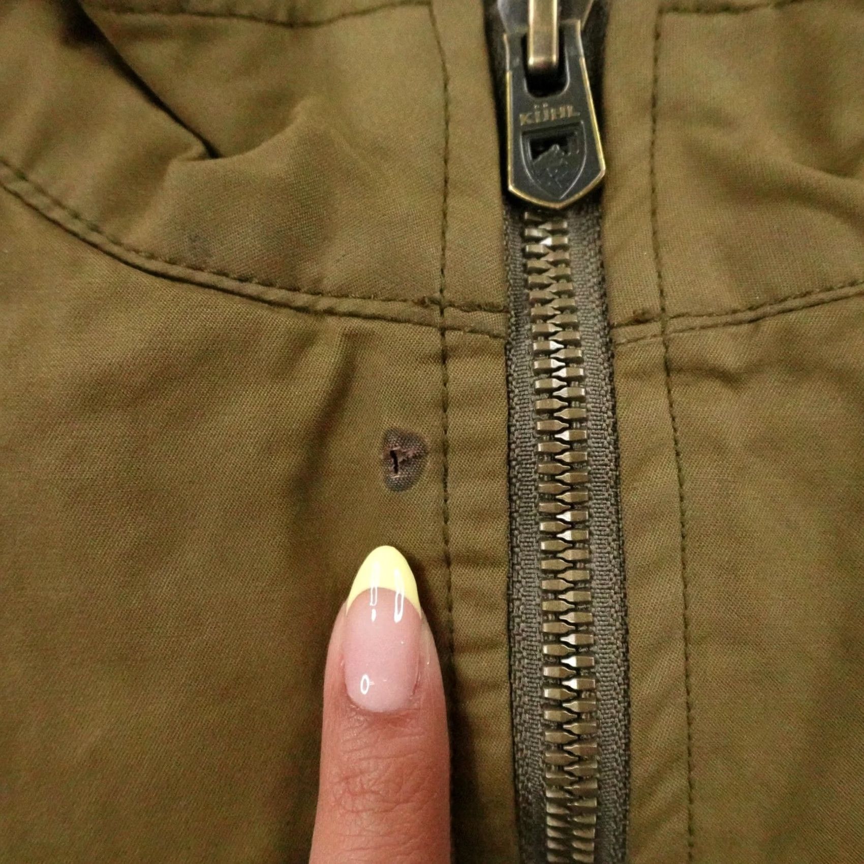 Vintage Kuhl Jacket Mens 2XL Brown Kaffe Racer Coat Full Zip Up Insulated Bomber Moto Jacket Size US XXL / EU 58 / 5 - 4 Thumbnail