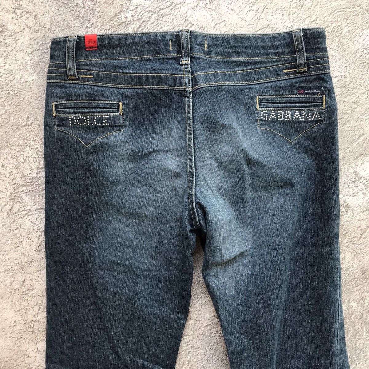 Vintage Vintage 90s Dolce Gabbana Wide Leg Baggy Jeans Streetwear 28 Size 28" / US 6 / IT 42 - 7 Thumbnail