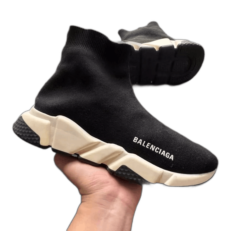 Balenciaga Balenciaga Classic Black and White Socks Shoes Size US 8 / EU 41 - 1 Thumbnail