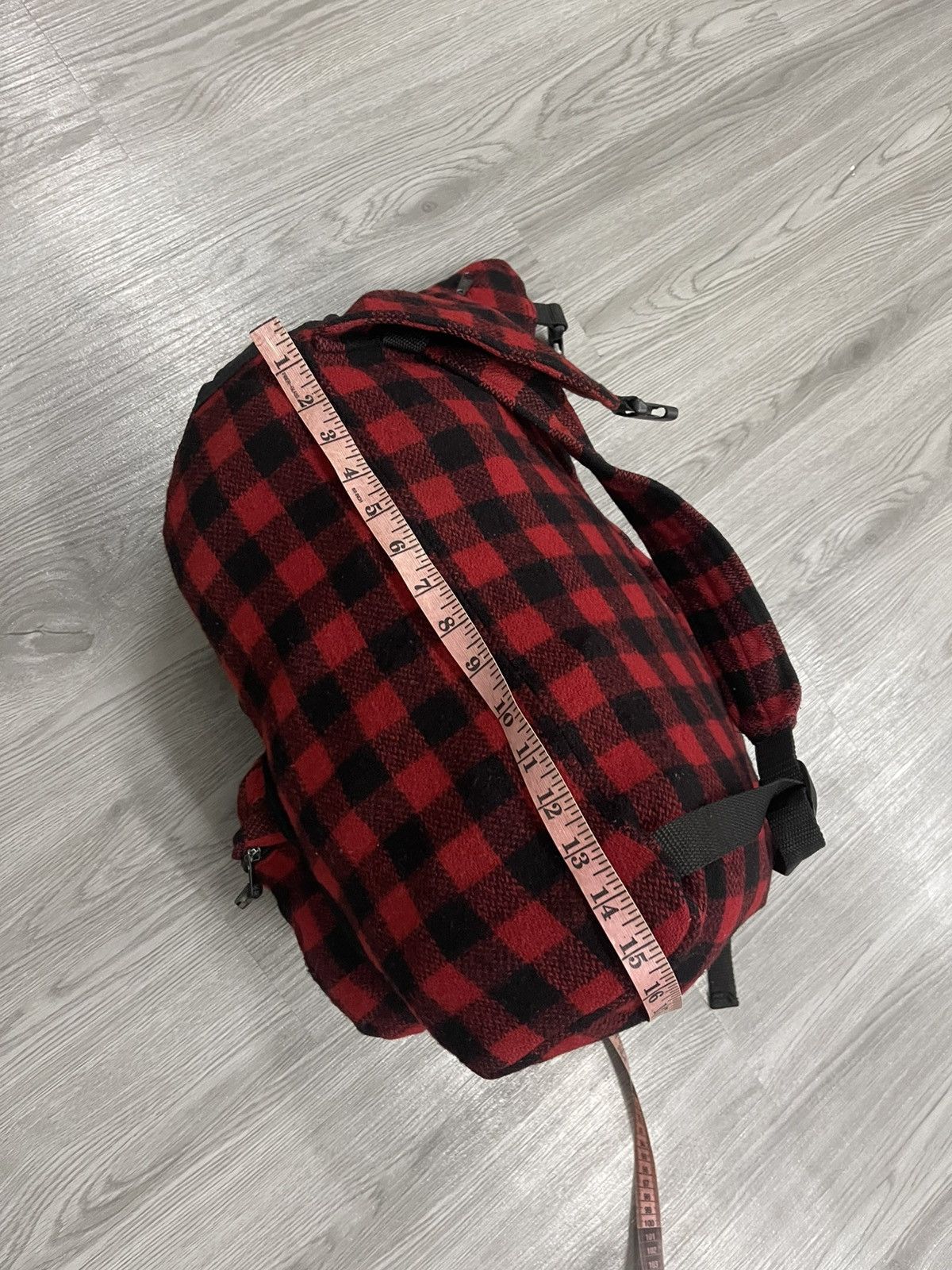 Johnson Woolen Mills Red Plaid Johnson Woolen Mill Rucksack Bagpack Size ONE SIZE - 15 Thumbnail
