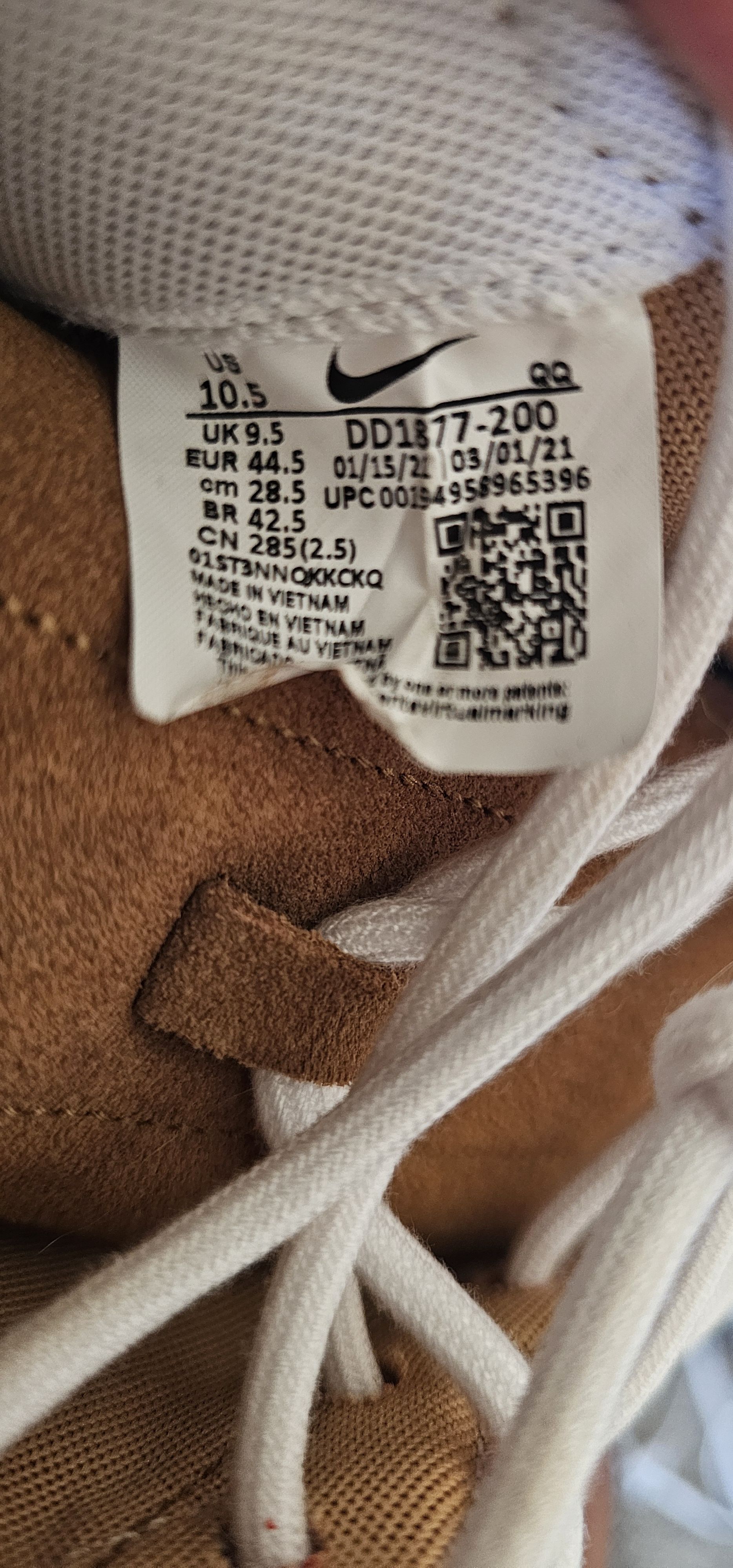 Nike × Sacai Nike Sacai Blazer Low British Tan Size US 10.5 / EU 43-44 - 7 Thumbnail