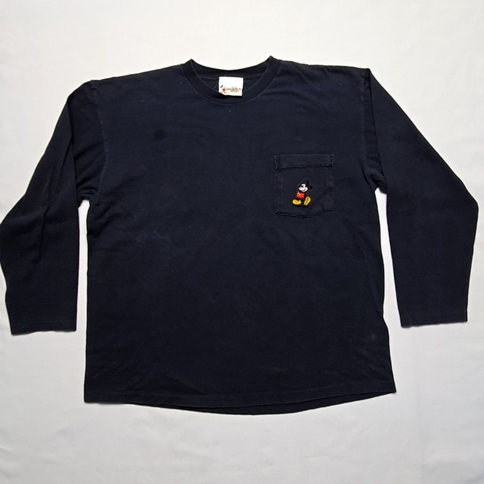 Disney Vintage Walt Disney World Mickey Mouse Shirt L Black Tee 90s Size US L / EU 52-54 / 3 - 1 Thumbnail
