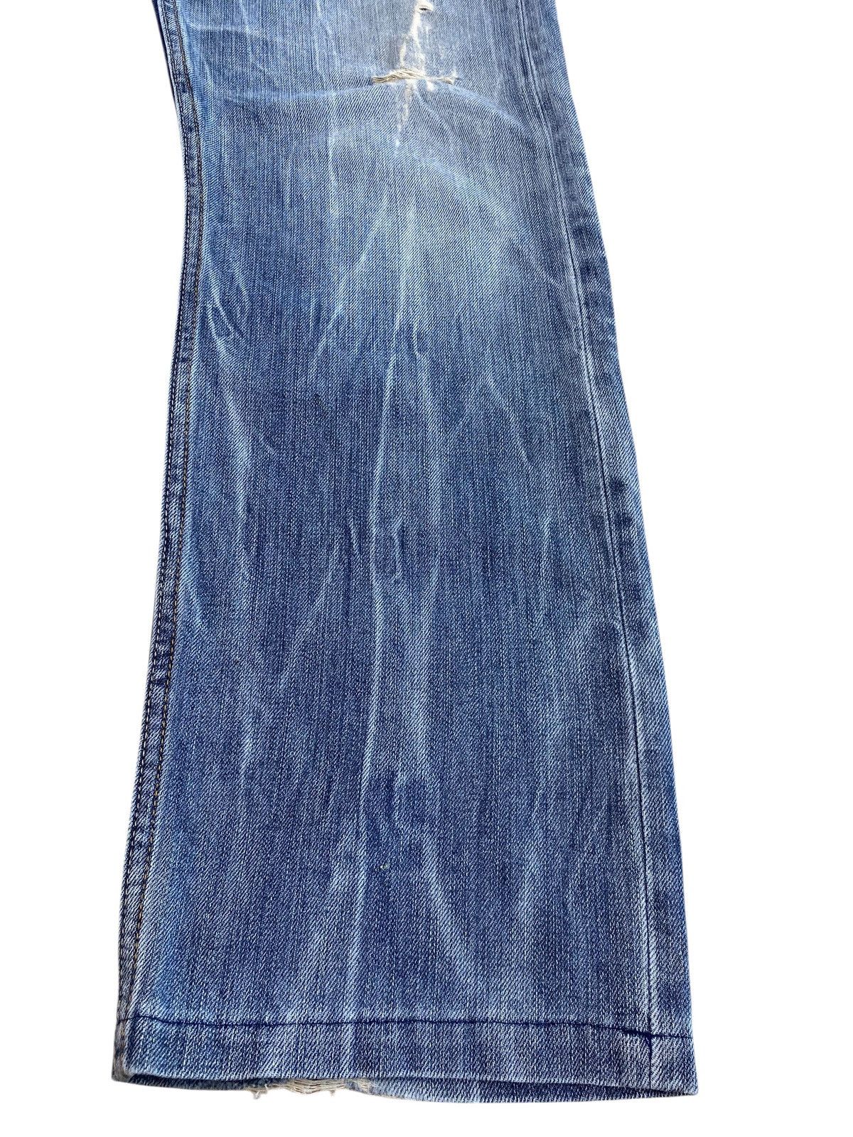 Japanese Brand Real Jeans Thunder Wash Style Ripped Jeans Size US 30 / EU 46 - 6 Thumbnail