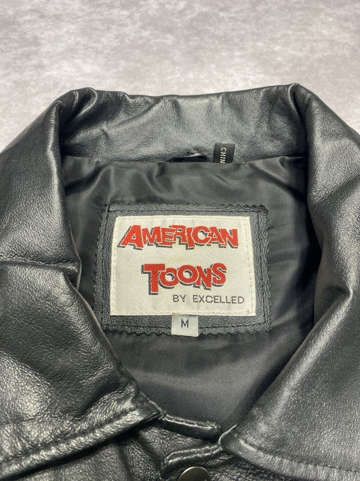 Vintage 1996 Vintage American Toons Atlanta Olympics Leather Jacket Size US L / EU 52-54 / 3 - 5 Thumbnail