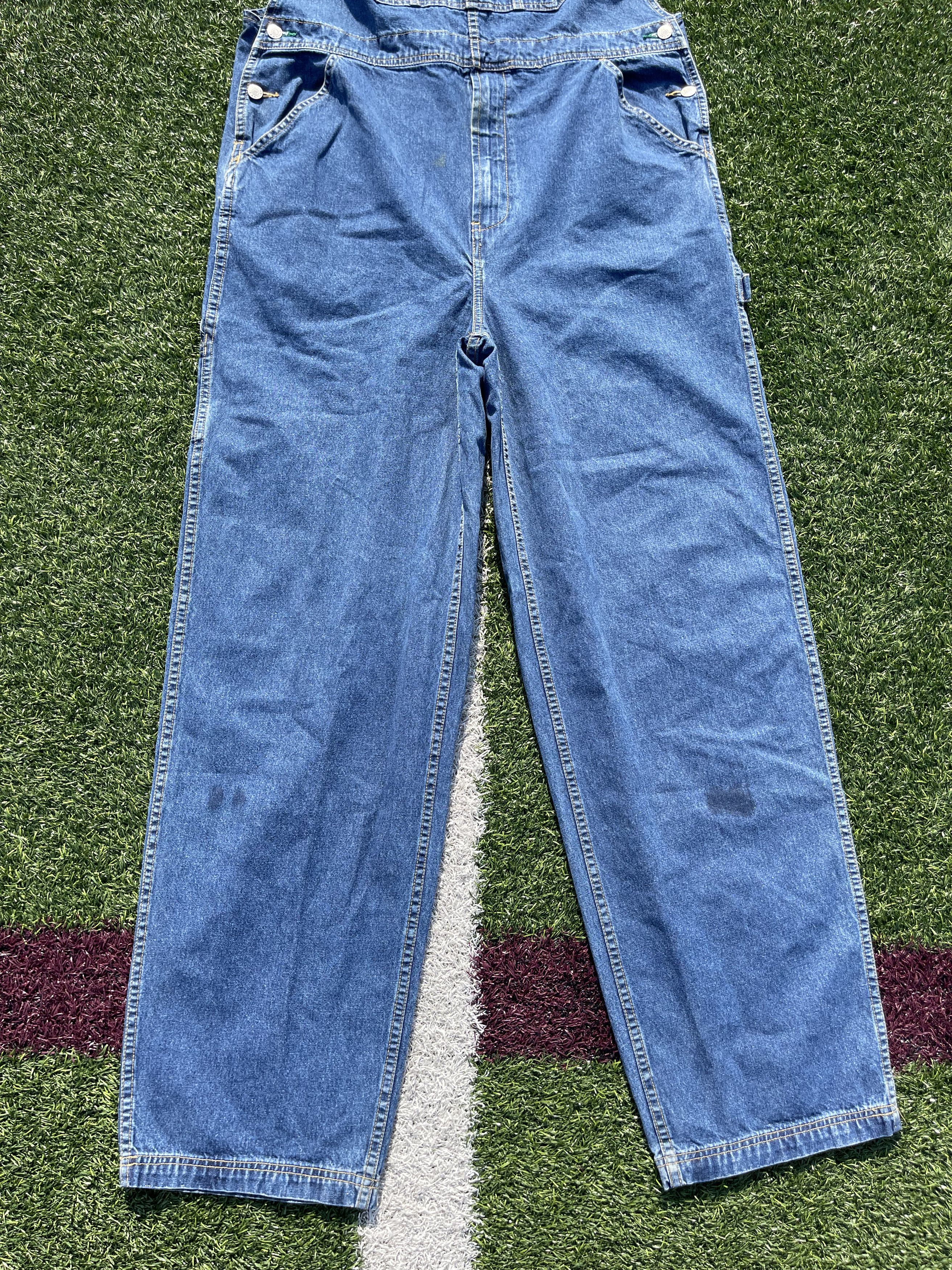 Tommy Hilfiger × Vintage Tommy Hilfiger Vintage 90's Hip Hop Rap Jeans Denim Overalls Size US 32 / EU 48 - 7 Thumbnail