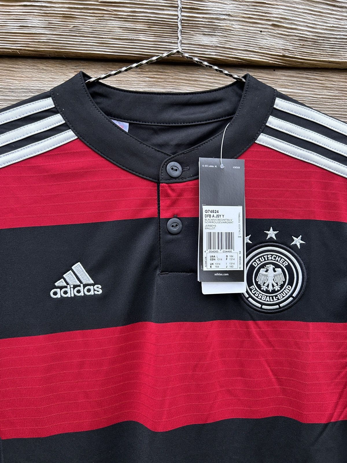 Adidas BNWT Adidas Germany DFB 2014 Away Kit Soccer Jersey Size US XS / EU 42 / 0 - 2 Thumbnail
