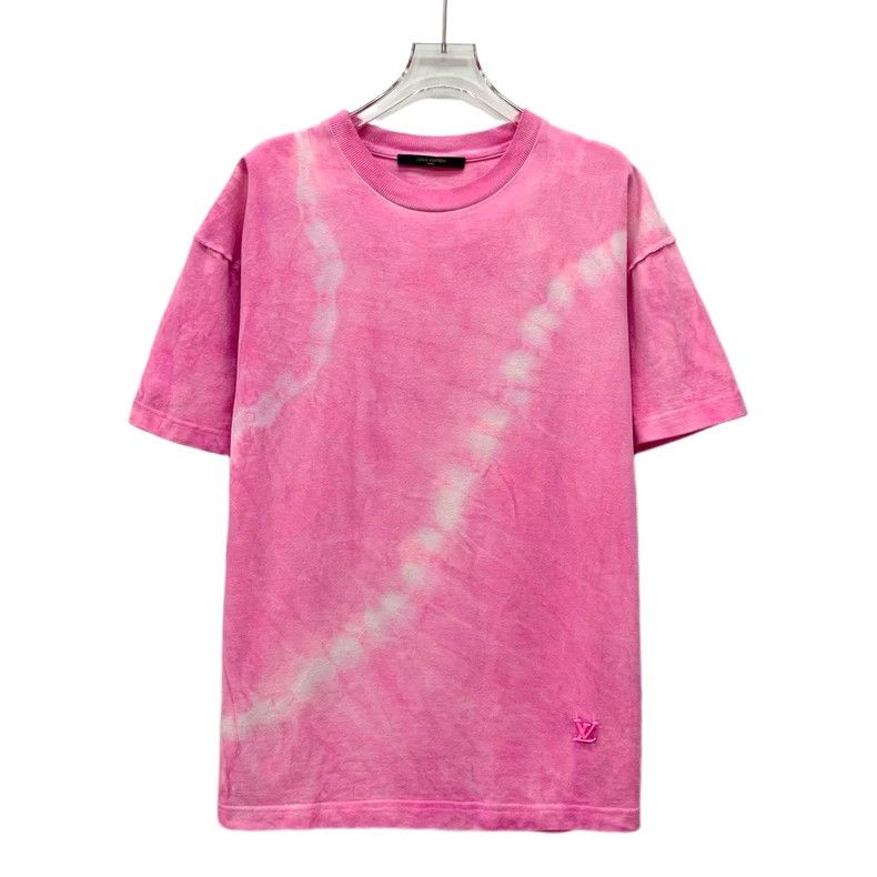 Louis Vuitton Louis Vuitton Pink Logo Tie-Dye T-Shirt Size US S / EU 44-46 / 1 - 1 Thumbnail