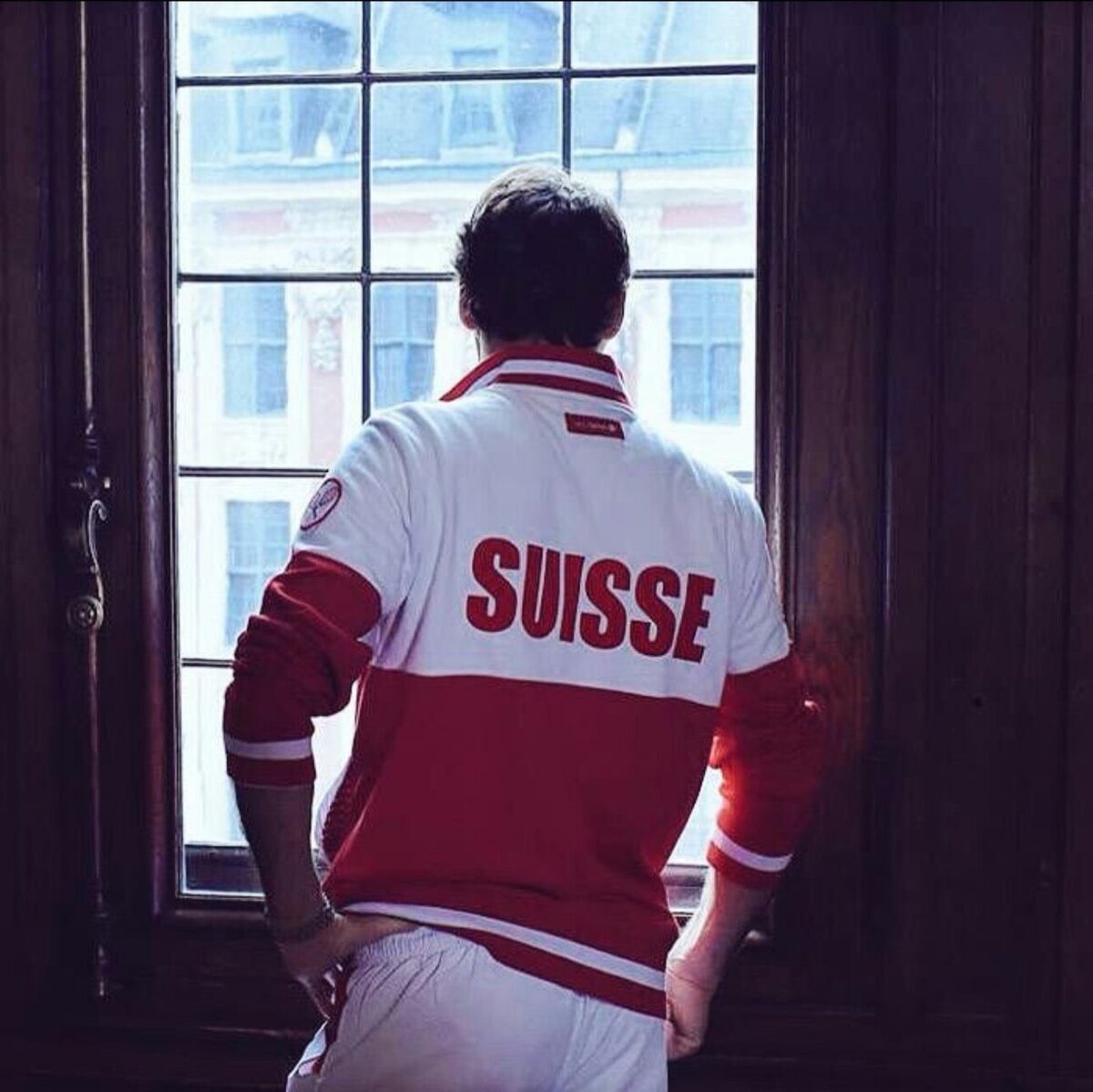 Vintage VTG Suisse Tennis Roger Federer RF National Zip Hoodie Size US L / EU 52-54 / 3 - 10 Thumbnail
