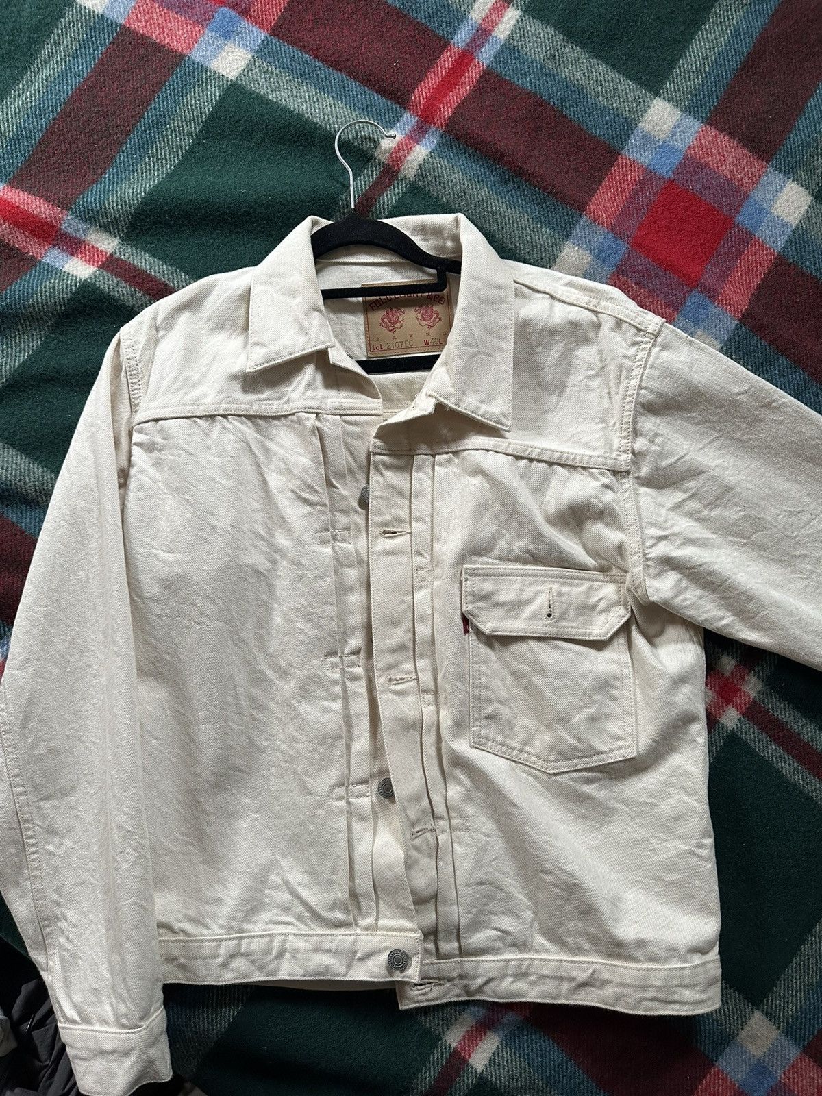 Full Count & Co. Full Count Ecru Type 1 jacket. 2107EC Size US M / EU 48-50 / 2 - 1 Thumbnail