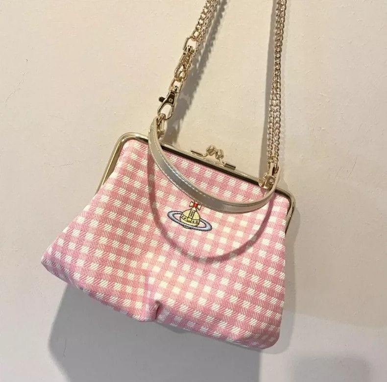 Vivienne Westwood Vivienne Westwood size os Striped dumpling wrapper in pink Size ONE SIZE - 3 Thumbnail